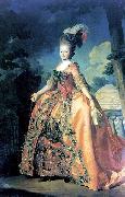 Alexander Roslin Portrait of Grand Duchess Maria Fiodorovna at the age of 18 oil painting picture wholesale